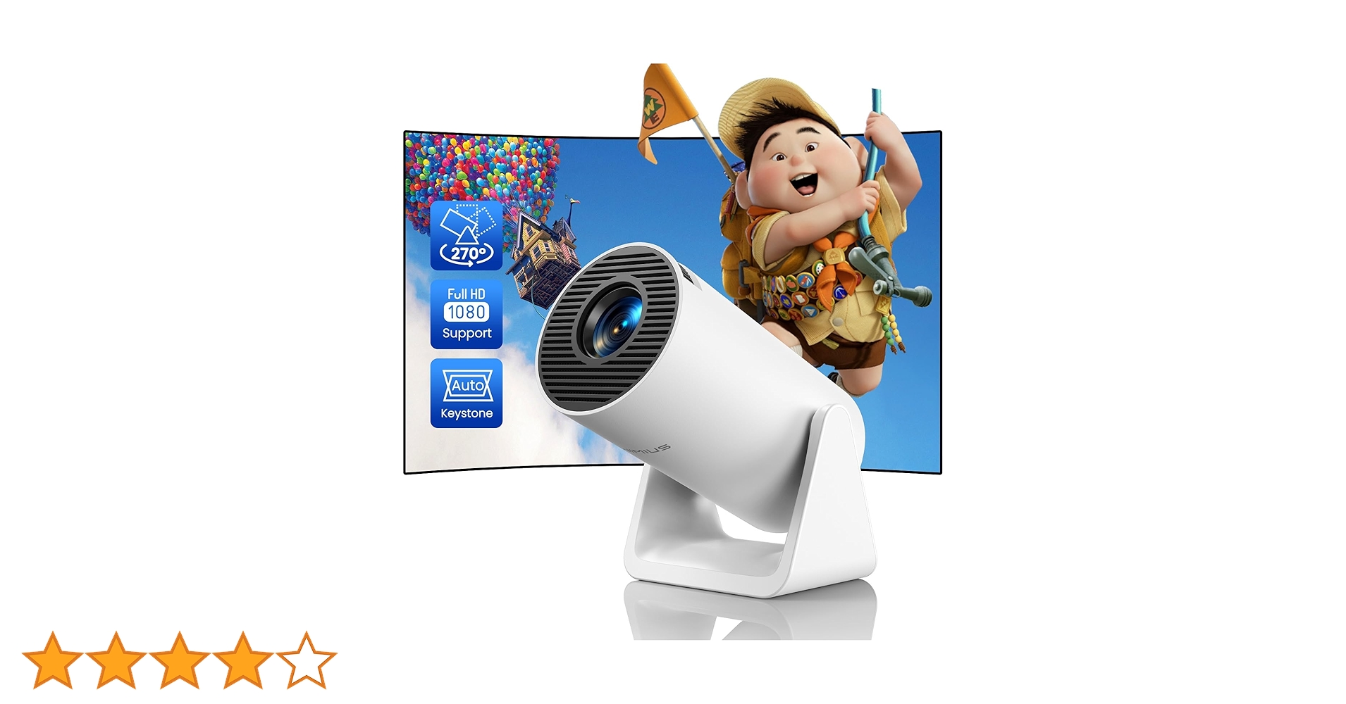 Amazon.co.jp: プロジェクター 小型 18000LM【明るさプラス